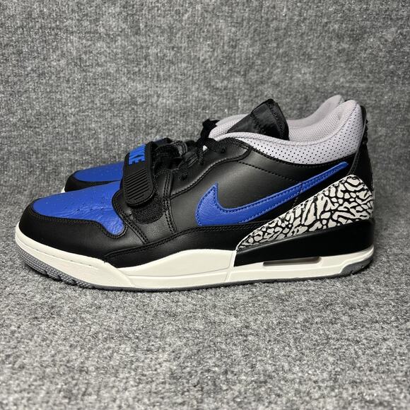 Jordan Legacy 312 Low Shoes Mens Size 11 Elephant Print Black Royal CD7069-041 - Picture 3 of 8